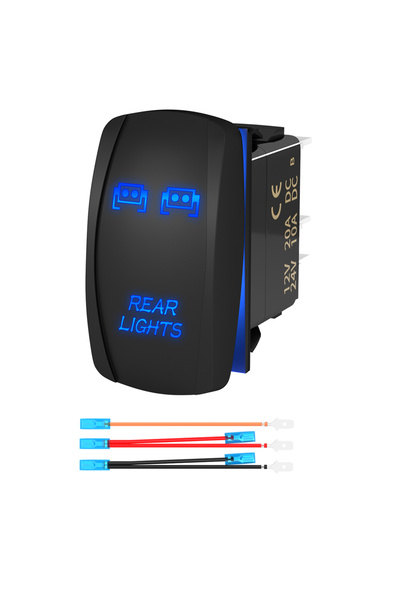 Choice مفتاح تشغيل/إيقاف شريط إضاءة LED خلفي، ومفتاح تبديل الإضاءة الخلفية، ل...