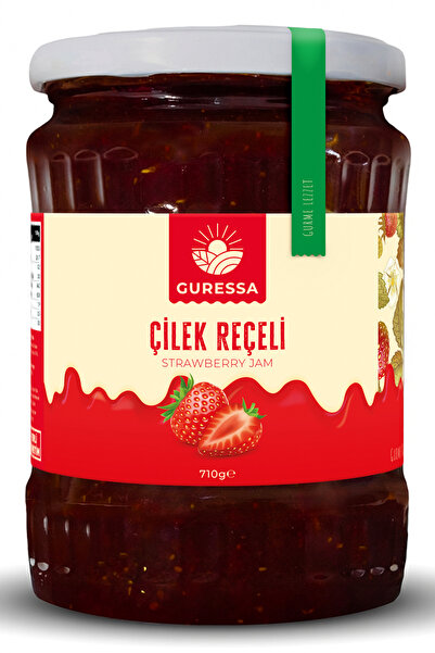 GURESSA Çilek Reçeli 710 Gr (Bütün Meyveli & Kahvaltılık)