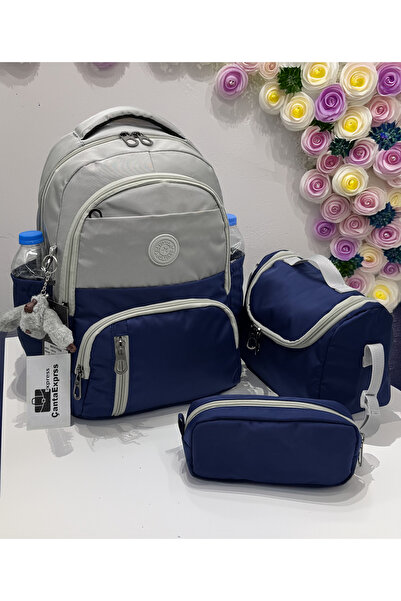 ÇantaExpress Geantă de școală primară rezistentă la apă Set de 3 geanți unise...