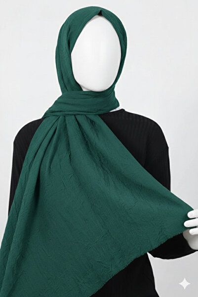 karanfil TESETTÜR KADIN ZÜMRÜT YEŞİLİ BAMBU KRAŞ ŞAL