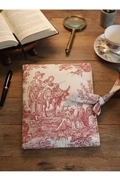 Doğa teks home Kırmızı Vingate Yandan Bağlamalı Tablet/Kitap Kılıfı(22*29 cm ...