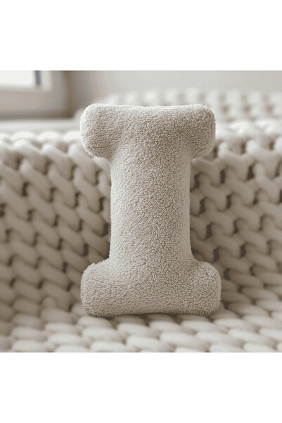 Woodesk Litera, Γράμμα Ι, Μαξιλάρι, Μαξιλάρι ριχτάρι, Γεμισμένο με ίνες, Ύφασ...