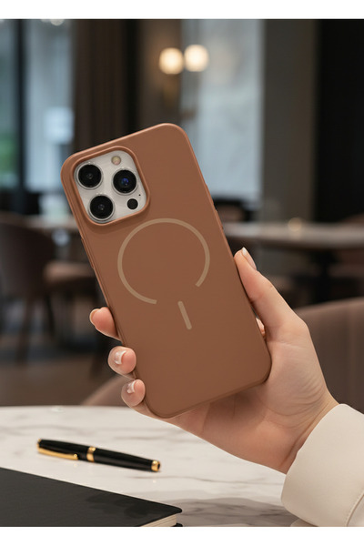 TechTrove iPhone 14 Pro Max İçin Uyumlu M-Safe Özellikli Soft Renkli Elde Kay...