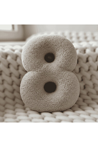 Woodesk Morbido 8 Number, Pillow, Cushion, Fiber Filled, Welsoft, 40 cm