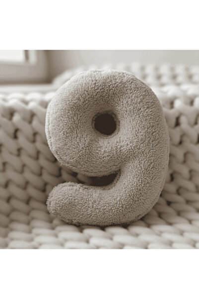 Woodesk Morbido 9 Number, Pillow, Cushion, Fiber Filled, Welsoft, 40 cm