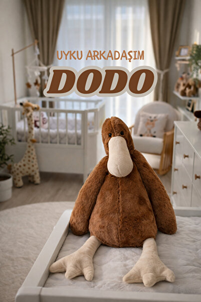 HUA Dodo Uyku Arkadaşı Peluş Oyuncak - Uzun Bacaklı Peluş Oyuncak - 70 cm