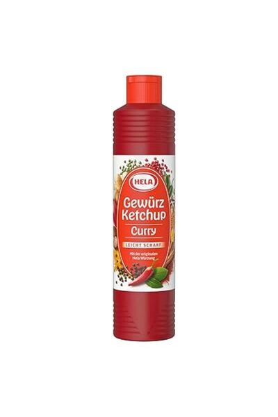 Hela Gewürz Ketchup Leıcht Curry Scharf 800 Ml