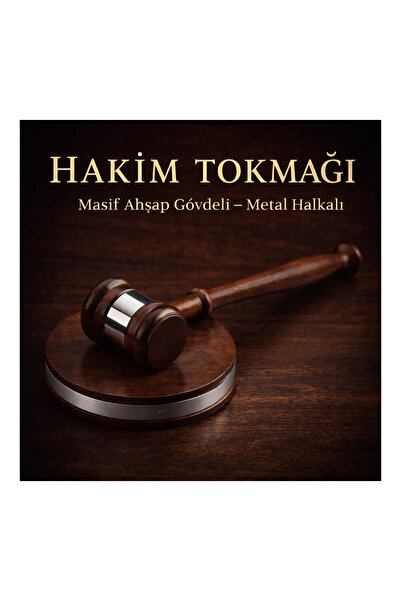 direkstoktan Ahşap Avukat Hakim Tokmağı - Wooden Judges Gavel /Gül Ağacından ...