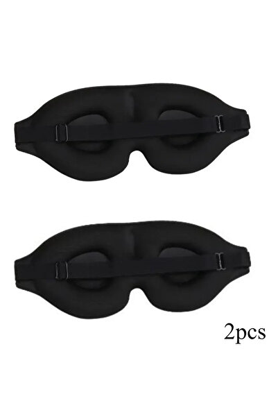 Choice قناع عين ثلاثي الأبعاد قابل للتعديل، أسود اللون، قطعتان، مناسب للرجال ...