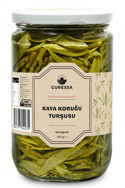 GURESSA Kaya Koruğu Turşusu 660 ml (Mezelik & Atıştırmalık)