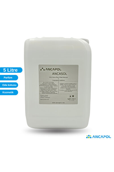 Ancapol Ancasol 5Lt Kozmetik Uyumlu Parfüm Alkolü %96 Saflıkta