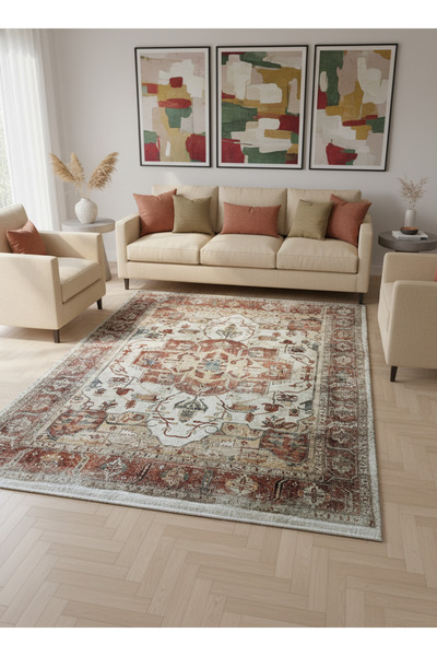 ALLGELSİN غطاء سجاد كبير الحجم 9 متر مربع مقاس 250×350 سم أو 12 متر مربع 300×...