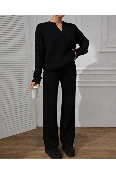 MARLİNG BLACK Knitwear Suit