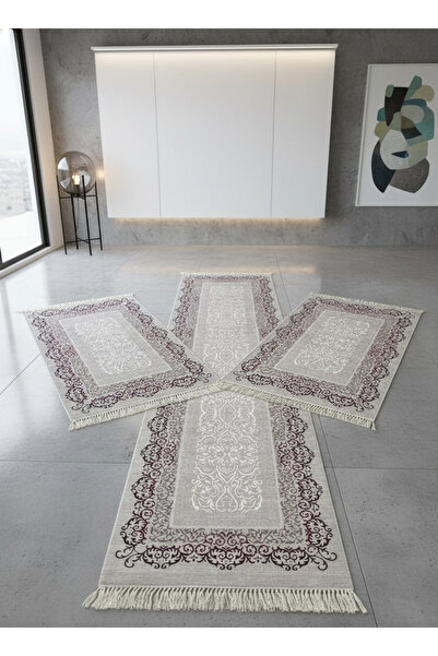 ALLGELSİN Yatak Odası Seti Yıkanabilir 3 'lü Yatak Odası Yolluk Takımı 2 Adet...