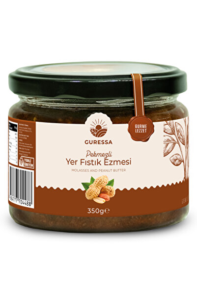 GURESSA Pekmezli Yer Fıstık Ezmesi 330 ml (Yer Fıstığı & Üzüm Pekmezi)