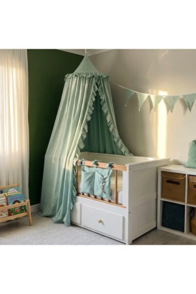 Hubb Müslin fırfırlı bebek Cibinlik çocuk yatağı Cibinlik /kitap okuma alanı ...