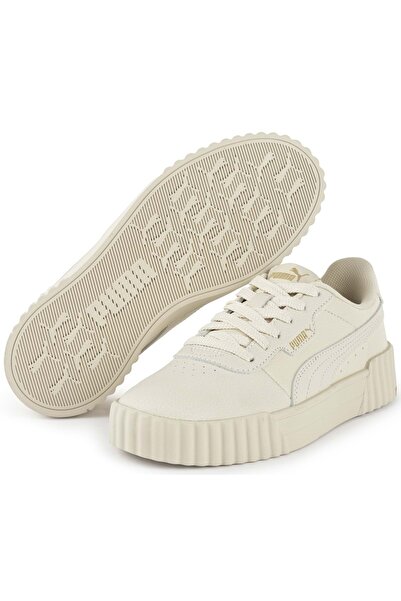 Puma Carina 3.0 TDP 406176 Sneaker Unisex Spor Ayakkabı BEJ