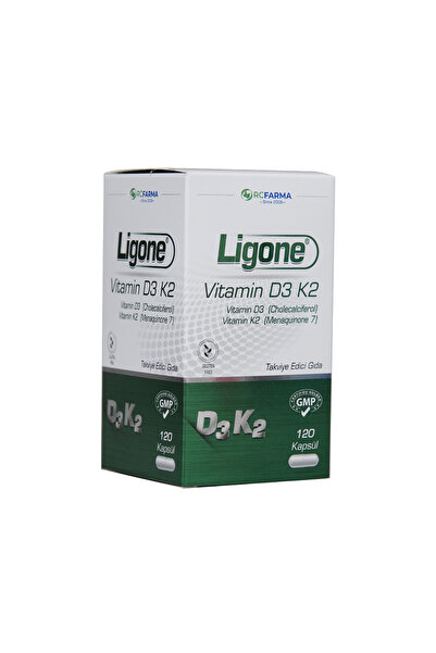 Rcfarma ليجون فيتامين D3K2 120 كبسولة