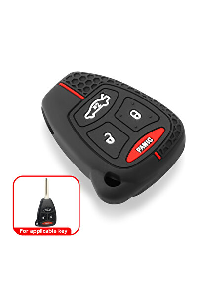 Choice غطاء حماية لمفتاح السيارة عن بعد من النوع A لسيارات جيب رانجلر، كومباس...