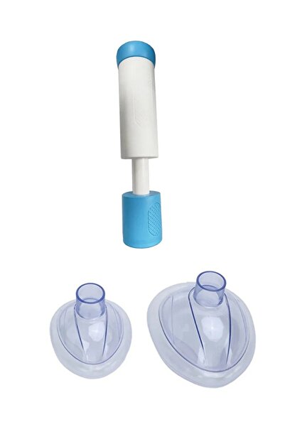 DUTRIEUX جهاز إنقاذ مناورة هيمليك الأبيض المضاد للاختناق، قناع وجه مضاد للاخت...