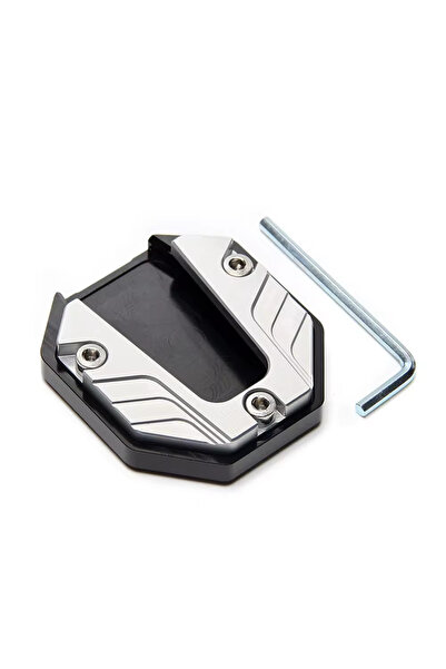 Choice Silvery Scooter Motorbike Accessories Extension Foot Pad Support Plate...