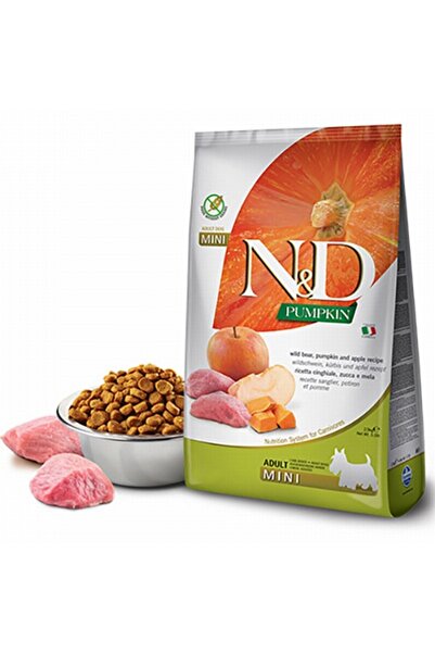 N&D Balkabaklı Yaban Domuzlu Tahılsız Küçük Irk Köpek Maması 2.5 Kg