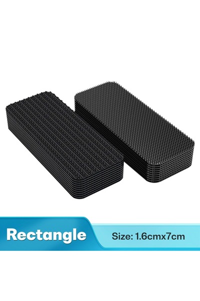 Choice1 10 أزواج (20 قطعة) ملصقات تثبيت السجاد مستطيلة الشكل (16 × 70) ذات مز...