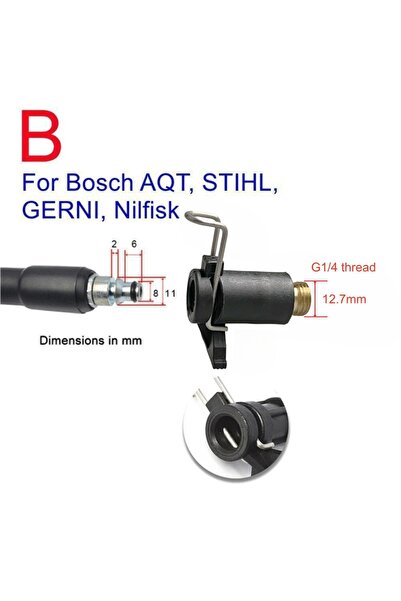 Choice محول أنابيب غسيل الضغط B G14 لـ KARCHER LAVOR NILFISK STIHL DAEWOO AR ...