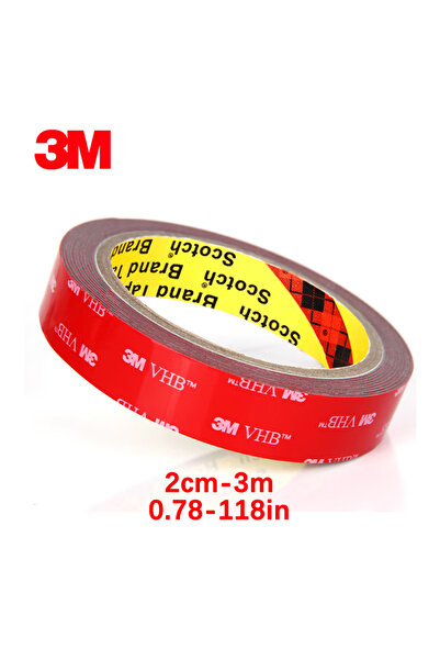 3M 2cm-3m 0.78-118in double-sided adhesive stickers strong adhesive sponge ta...