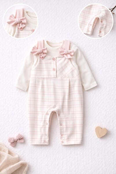 The Nest Kids Blush Nest Tulum Premium Organik Pamuk Fırfırlı Günlük Bebek Me...