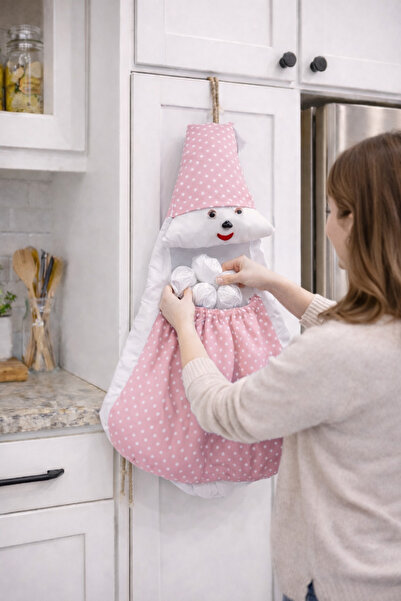 ÇIQRIK HOME Cute Multi-Purpose Elastic Bag Holder