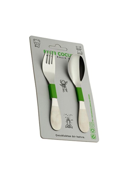 EMZE İsme Özel Paslanmaz Çelik Çatal Kaşık Seti