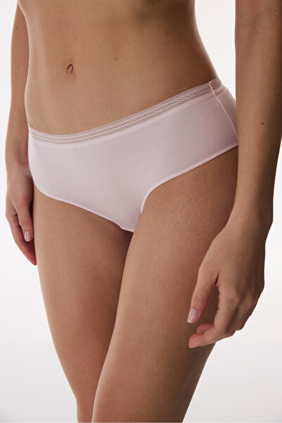 Penti Light Pink Easy Cotton Trim Hipster Panties