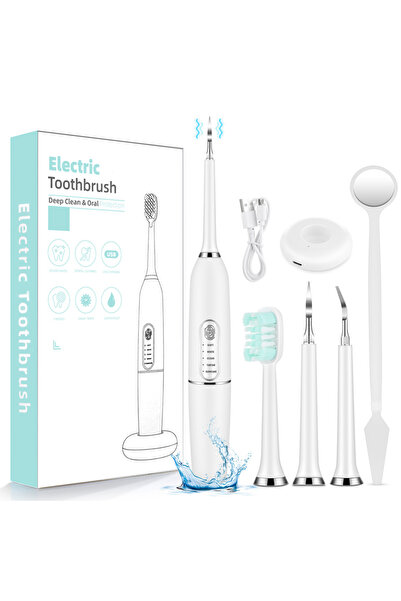 Choice جهاز تنظيف الأسنان الكهربائي الأبيض لإزالة الجير، منظف الأسنان، مبيض ا...