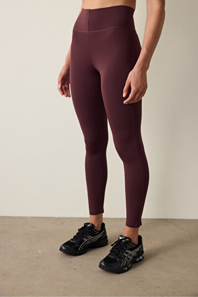 Penti Bordo Yüksek Destek V Kesim Toparlayıcı Etkili Yüksek Bel Form Tayt