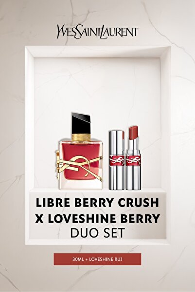 Yves Saint Laurent Libre Berry Crush 30 ml & Loveshine Berry Crush 219 Kadın ...