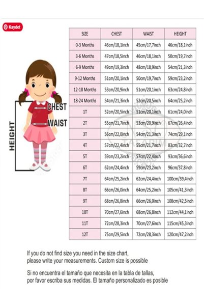 Sare Çocuk Giyim Girls Princess Ballerina Model Dress, Gray Powder Rose Printed Birthday Design Evening Dress + Hair Clip