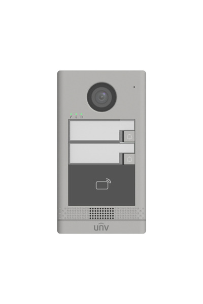 Uniview TCP/IP video intercom outdoor station for 2 families, IR, IK08 - UNV ...