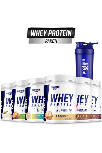 Proteinocean Whey Protein™ Paketi - 6lı Paket - 400g x 6 Adet