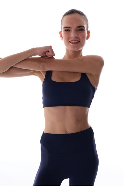 Penti Navy Blue Square Neck Sports Bra