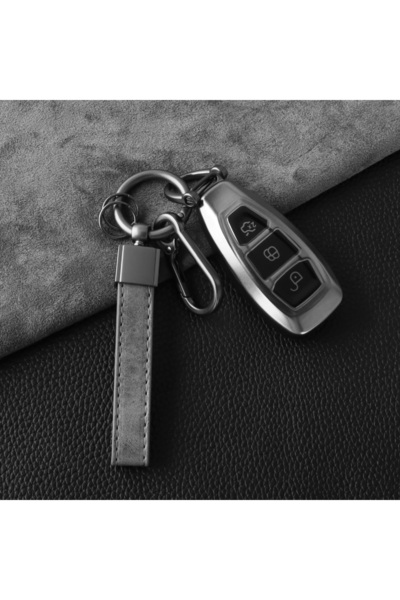 Choice طقم رمادي مكون من 3 قطع من حافظات مفاتيح السيارة المصنوعة من مادة TPU،...