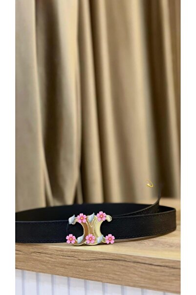 ERDESIGNN Curea de damă cu detalii aurii, curea pentru rochie, curea pentru f...