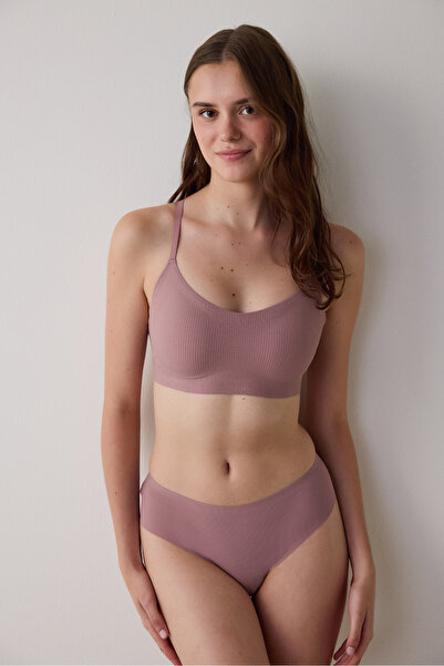 Penti Sutien bralet fără cusături Dusty Rose Fit