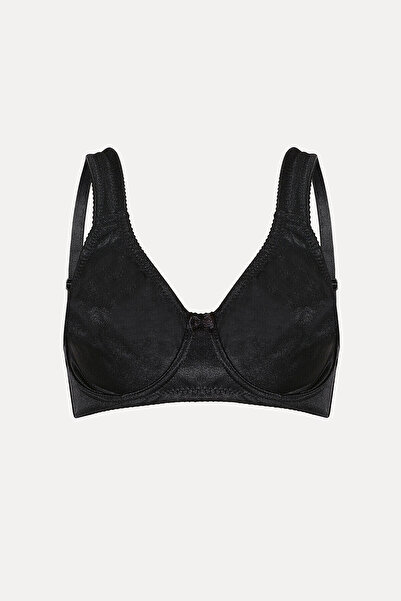 NBB Siyah Simlex Geniş Askılı Toparlayıcı Sütyen