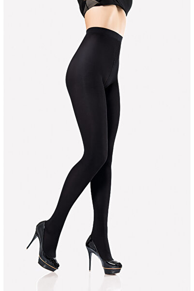 NBB جوارب طويلة سوداء شبه لامعة 40 دينير غير شفافة