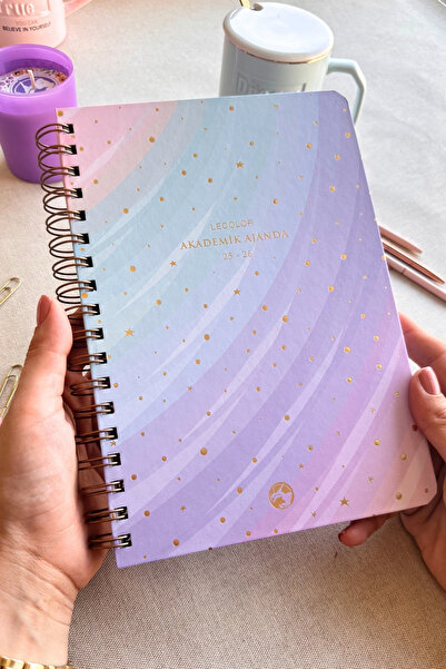 Le Color Akademik Ajanda 17x24 cm Spiralli 25/26 Aura