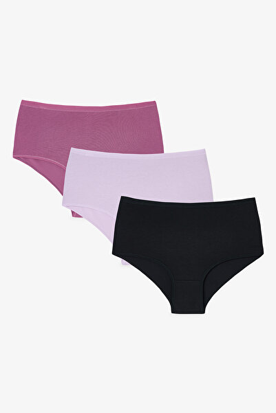 Penti Colorful Fair Orchid 3-Pack High Waist Slip Panties