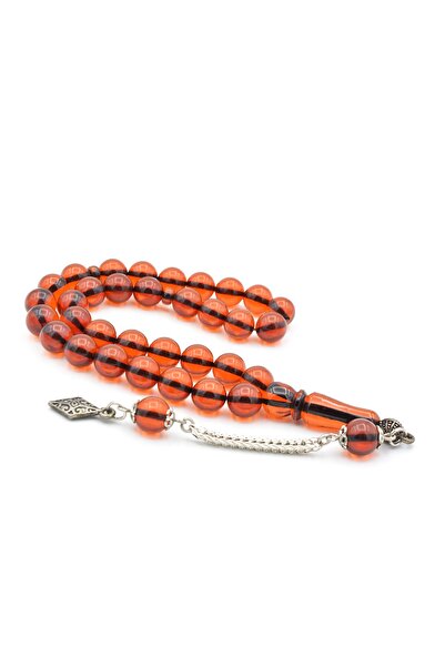 Murty99 Mărgele de rugăciune Katalin maro - Sclipici de argint, tăiată sferă