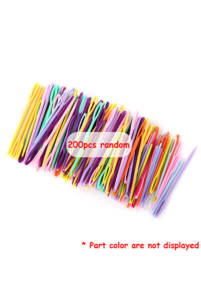 Choice 200pcs random 100/200pcs 7cm Plastic Sweater Needle Knitting Crochet S...
