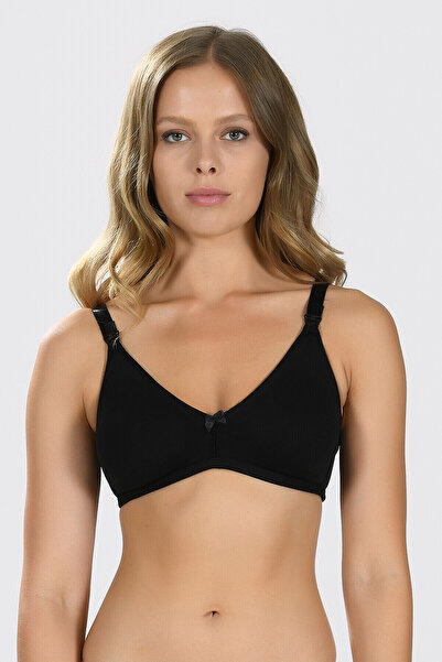 NBB حمالة صدر سوداء بدون خياطة للرضاعة